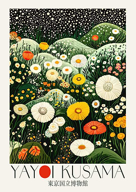 Yayoi Kusama Flower Field