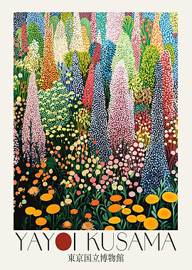Yayoi Kusama Flower Garden
