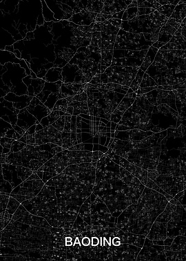 Baoding City Map