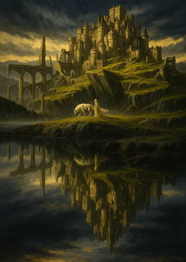 Fantasy Castle and Rider