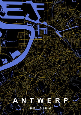 Antwerp City Map