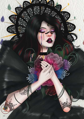 Kali Dark Fantasy Portrait