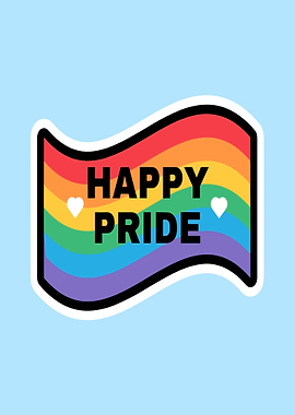 Rainbow Pride Flag Sticker
