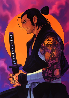 Samurai with Tattoo