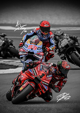 Francesco Bagnaia vs Marc Marquez