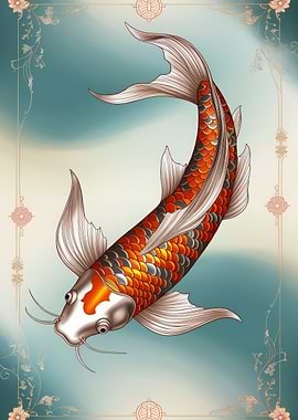 Koi Fish Illustration