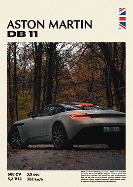 Aston Martin DB11 Poster