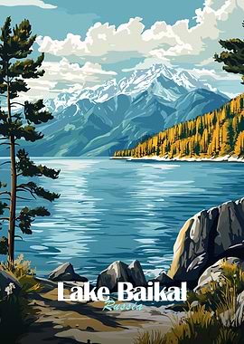 Lake Baikal Landscape