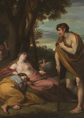 Sleeping Women and a Man
