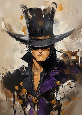 Mysterious Gentleman in Top Hat