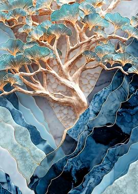 Gold Tree & Blue Mountains