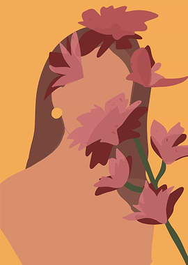Abstract Floral Portrait