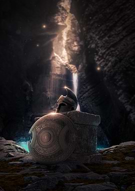 Spartan Helmet and Shield