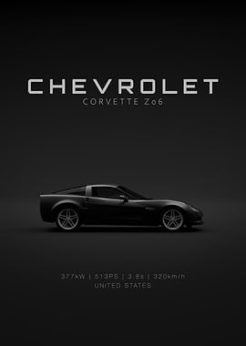Chevrolet Corvette C6 Z06 Specs