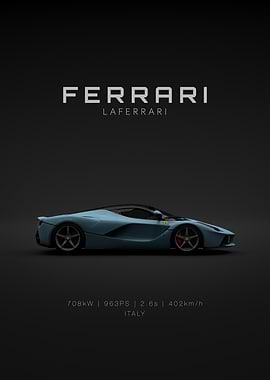 Ferrari LaFerrari Blue Specs