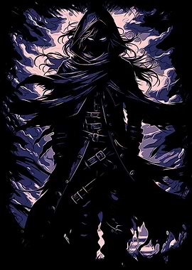 Dark Figure in a Hood