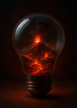 Volcano in a Lightbulb