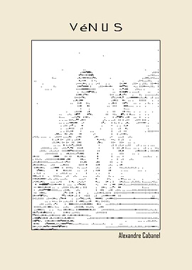 Vénus by Alexandre Cabanel (Ascii art)