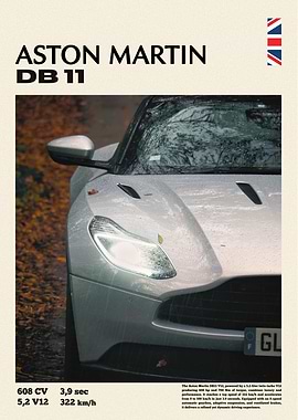 Aston Martin DB11 Poster