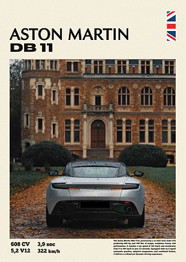 Aston Martin DB11 Poster