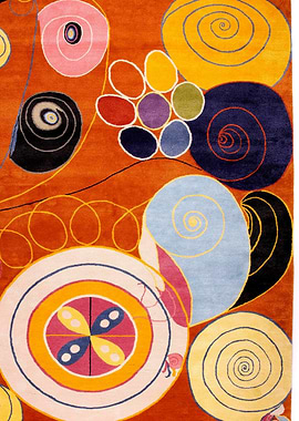Abstract Rug with Circles