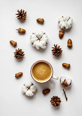 Coffee & Autumn Decor