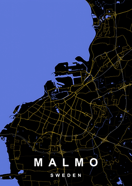 Malmö, Sweden Map