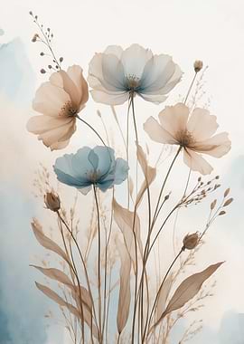 Delicate Floral Watercolor