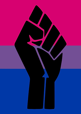 Bisexual Pride Fist