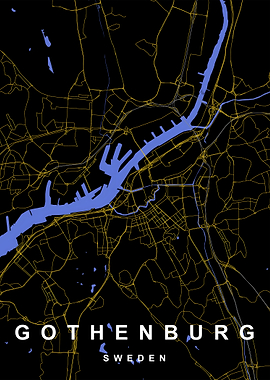 Gothenburg City Map