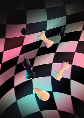 Chess Pieces in Motion