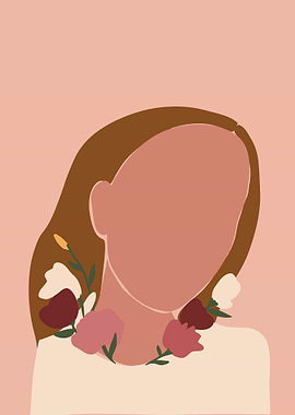 Floral Abstract Portrait