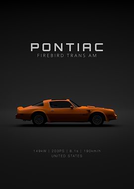 Pontiac Firebird Trans Am - Orange Specs