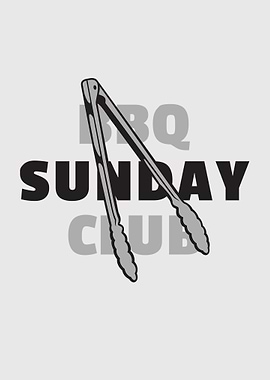 BBQ Sunday Club Barbecue Grill Steak Meat Fans