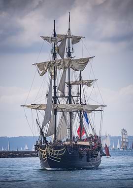 Tall Ship Sailing