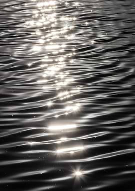 Sun Glimmer on Water