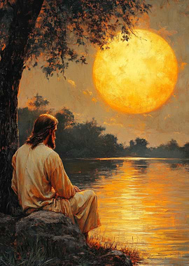 Jesus by the Lake