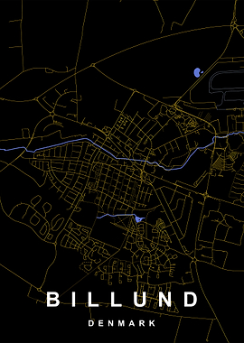 Billund, Denmark Map