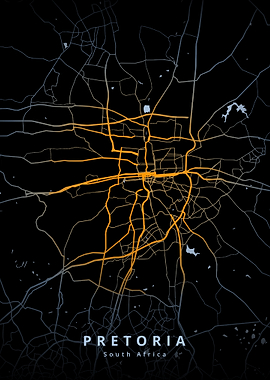 Pretoria City Map