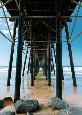 View Under Oceanside Pier
