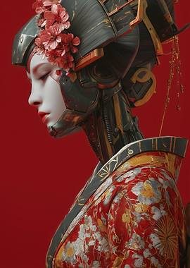 Cyberpunk Geisha