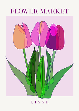 Lisse Flower Market Tulips