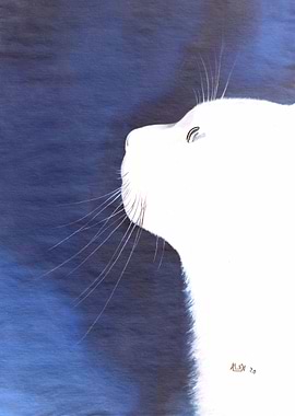 Think About You - White Cat Profile
