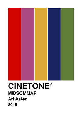 Midsommar Color Palette CINETONE Poster