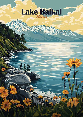 Lake Baikal Landscape