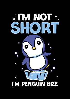 Penguin Size Funny Design
