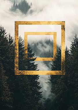 Golden Forest Frame