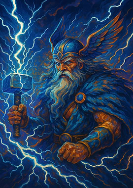 Storm Odin: Ruler of Thunder and Wisdom
