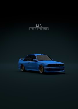 Blue Front - BMW M3 E30 Evo 3