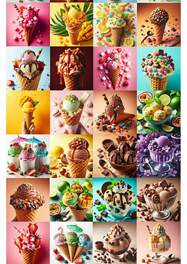 Ice Cream Collage